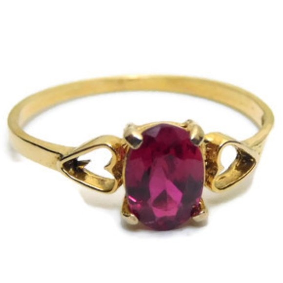 COPY - 10k Yellow Gold Ladies Ring Single Stone